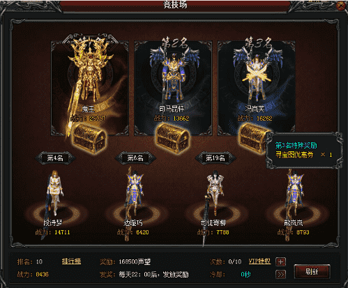 新开传奇sf999:挑战竞技场时,最需要注意的两点